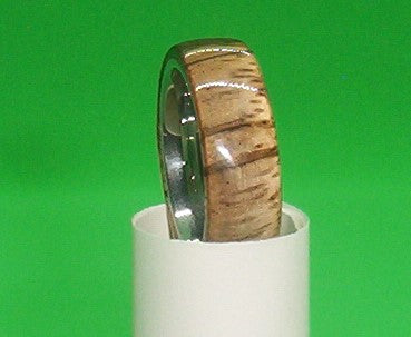 Titanium Comfort Ring 8mm Size 08 Cumaru