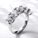 Fashion Round Diamond Ring Zircon Ring