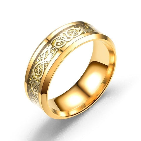 Zircon Gold Dragon Ring Ring