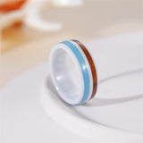 Ceramic Ornament Unisex Ceramic Ring