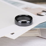 Titanium Ceramic Black Ring