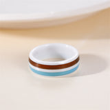 Ceramic Ornament Unisex Ceramic Ring