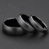 Titanium Ceramic Black Ring