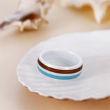 Ceramic Ornament Unisex Ceramic Ring