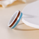 Ceramic Ornament Unisex Ceramic Ring